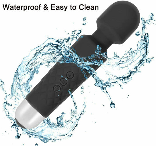 ✨ Varita de Masaje Mágica – 20 Velocidades de Relajación Potenter Vibration