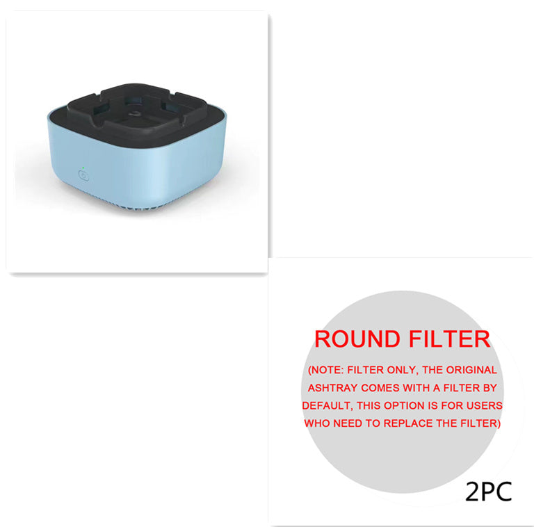¡Adiós al Humo! Cenicero Purificador con Tecnología de Iones – Silencioso y Eficiente