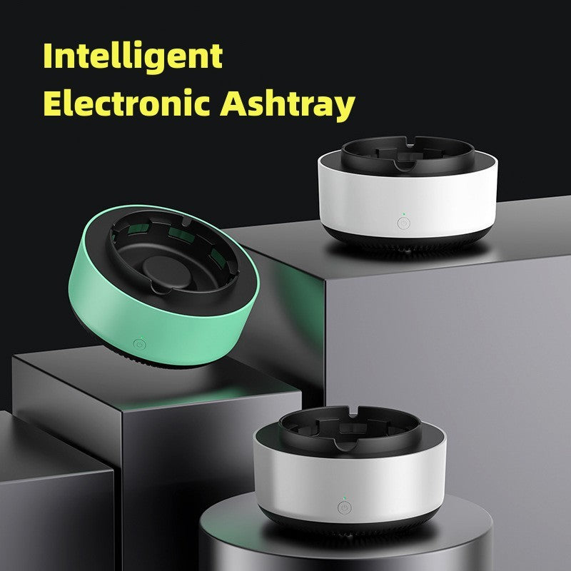 ¡Adiós al Humo! Cenicero Purificador con Tecnología de Iones – Silencioso y Eficiente