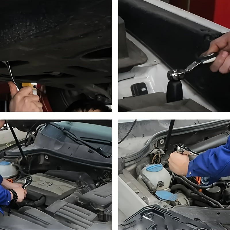 ✨ Herramientas de Reparación Multiuso para Auto y Moto 🚗🏍️ – Kit Portátil con Llave de Torque, Destornilladores y Accesorios para Mantenimiento 🛠️