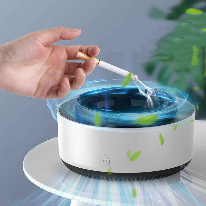 ¡Adiós al Humo! Cenicero Purificador con Tecnología de Iones – Silencioso y Eficiente