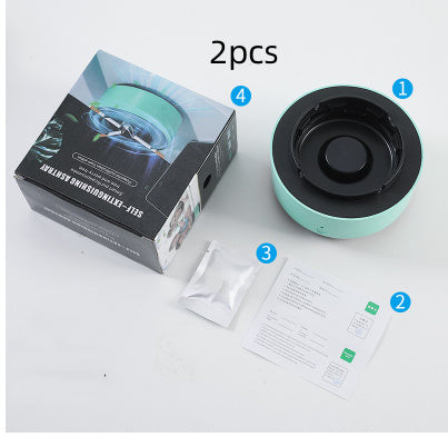 ¡Adiós al Humo! Cenicero Purificador con Tecnología de Iones – Silencioso y Eficiente