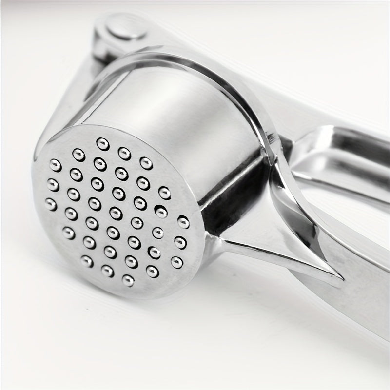 ✨ Triturador de Ajo y Jengibre de Mano 🧄 – Prensa Metálica Manual, Herramienta de Cocina Ligera y Resistente 🍳