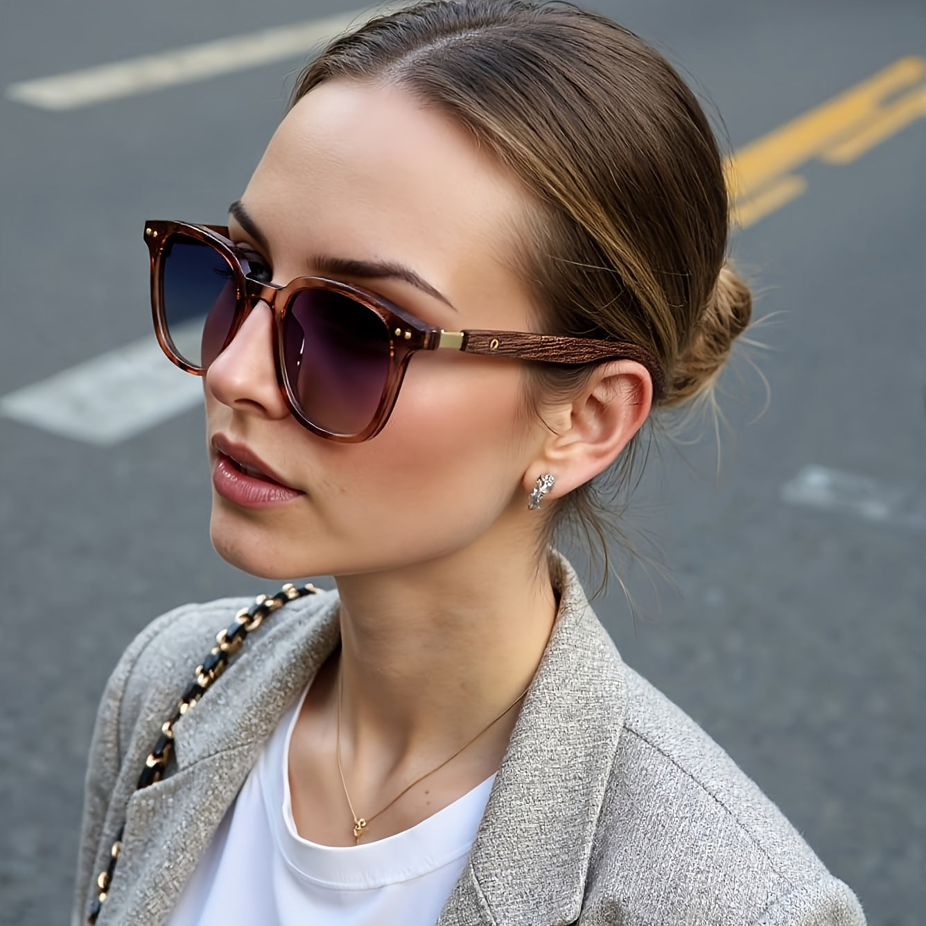 ✨ Retro Cycling Glasses Unisex 🚴 – UV400, Anti-Deslumbramiento, Marco y Lentes Negros Ajustables, Perfectas para Ciclismo y Outdoor 🕶️