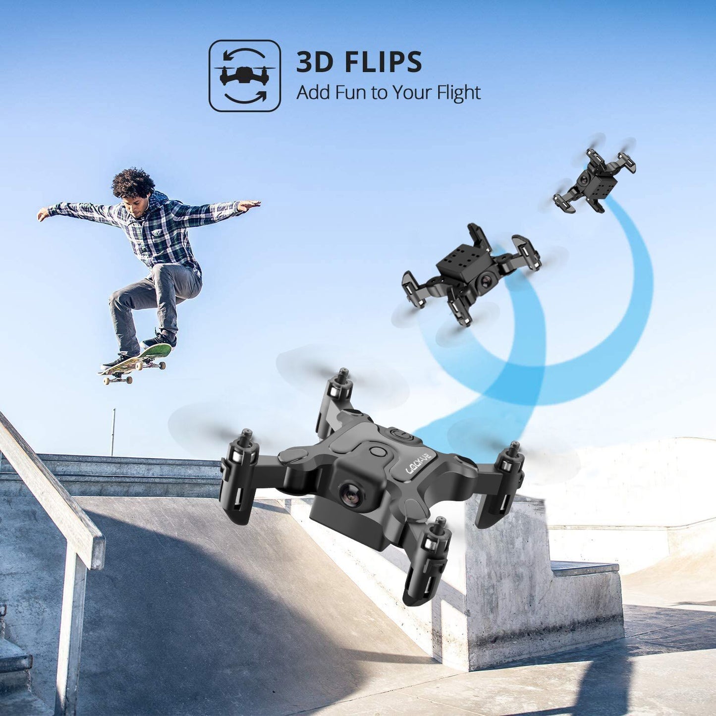 🚁 Mini Drone 4DRC V2 con Cámara HD – Plegable, Selfie & FPV WiFi
