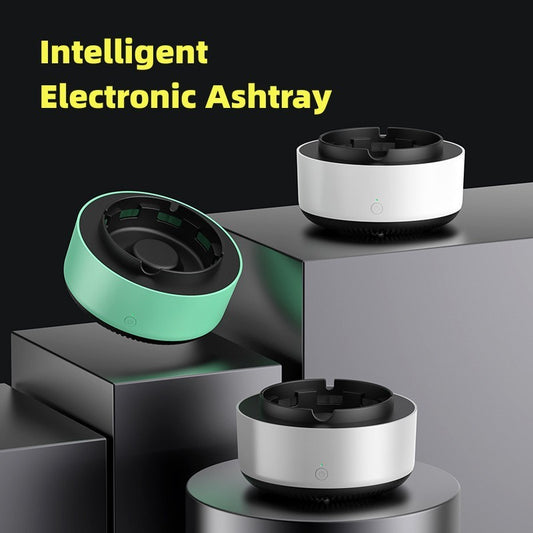 ¡Adiós al Humo! Cenicero Purificador con Tecnología de Iones – Silencioso y Eficiente