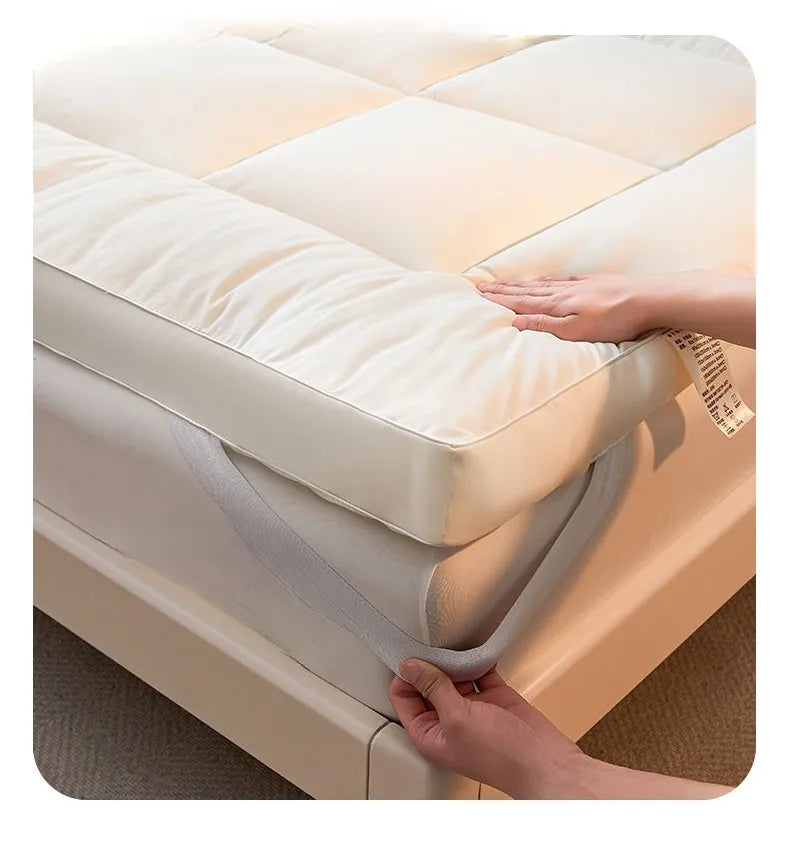 🛏️ Topper Acolchado para Colchón Queen – Suavidad & Confort de Lujo