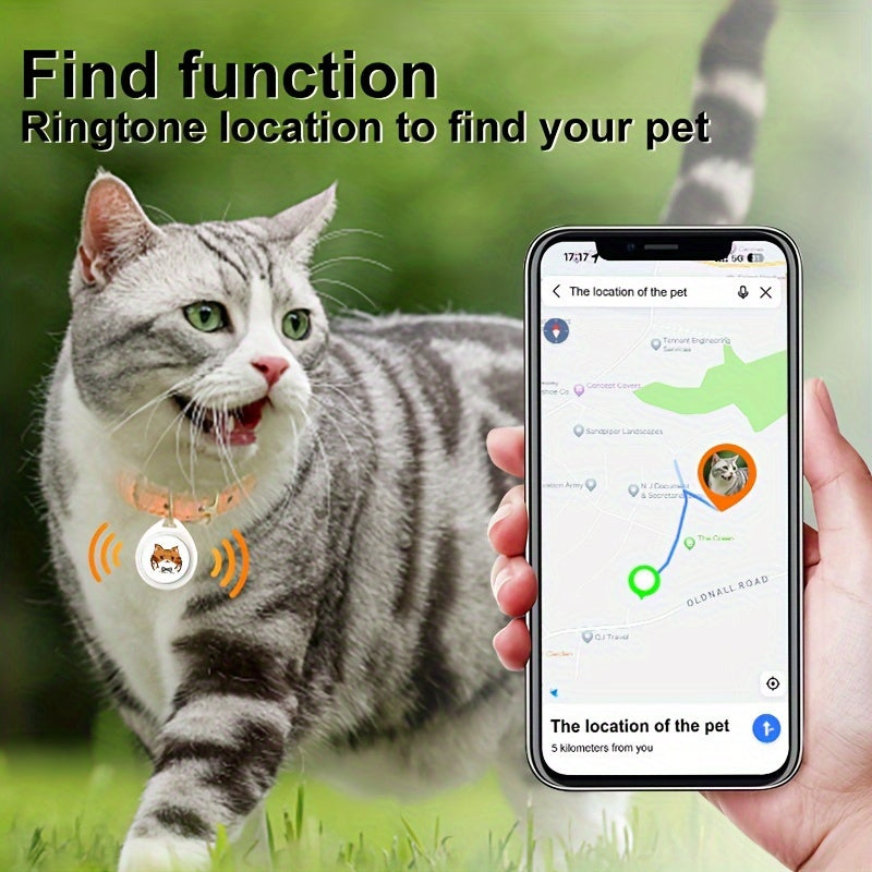 📍 Collar Inteligente para Mascotas – Dispositivo Anti-Perdida 🐾 Seguimiento para Perros y Gatos, Accesorio Práctico y Seguro 🐶🐱